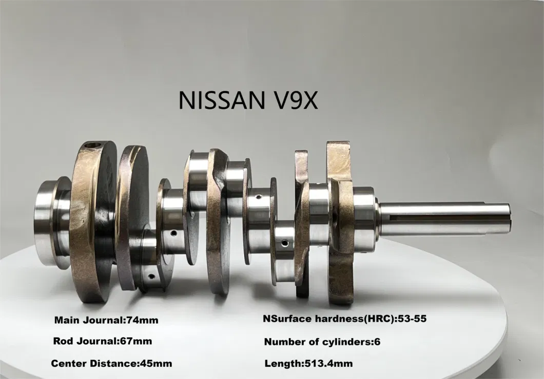 Professional Manufacturer of V9X Auto Parts Crankshaft for Nissan